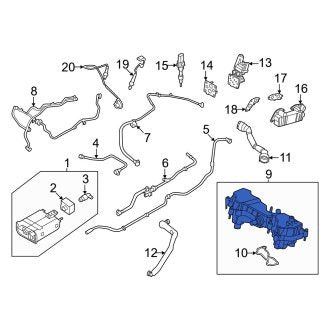 New OEM Vapor Canister Purge Valve Assembly Fits, 2023-2024 Lincoln Corsair - Part # P2GZ6A785B