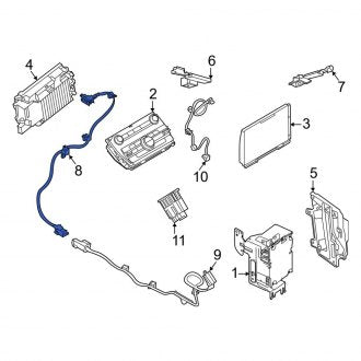 New OEM Upper GPS Navigation Control Module Connector Fits, 2020-2022 Lincoln Corsair - Part # LJ7Z14D202AA