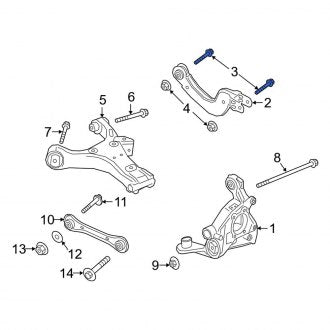 New OEM Upper Suspension Control Arm Bolt Fits, 2020-2024 Lincoln Corsair - Part # W717705S439