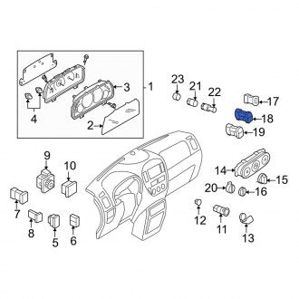 New OEM Window Defroster Switch Fits, 2001-2004 Ford Escape - Part # YL8Z18C621AA