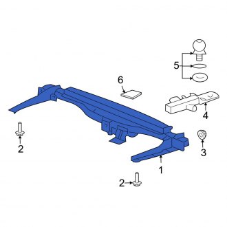 New OEM Rear Trailer Hitch Fits, 2005-2007 Ford Escape - Part # 6L8Z17D826B