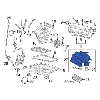 New OEM Upper Engine Intake Manifold Fits, 2008 Ford Escape - Part # 8L8Z9424B