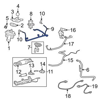 New OEM Vacuum Line Fits, 2008 Ford Escape - Part # 8L8Z9E498B