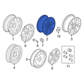 New OEM Wheel Fits, 2017-2019 Ford Escape - Part # GJ5Z1007C