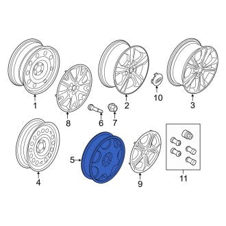 New OEM Wheel Fits, 2017-2019 Ford Escape - Part # GJ5Z1007D