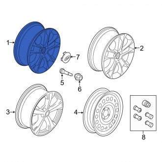 New OEM Wheel Fits, 2013-2019 Ford Escape - Part # CJ5Z1007J