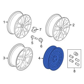 New OEM Wheel Fits, 2017-2019 Ford Escape - Part # GJ5Z1007B