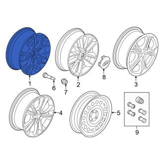 New OEM Wheel Fits, 2013-2019 Ford Escape - Part # CJ5Z1015C