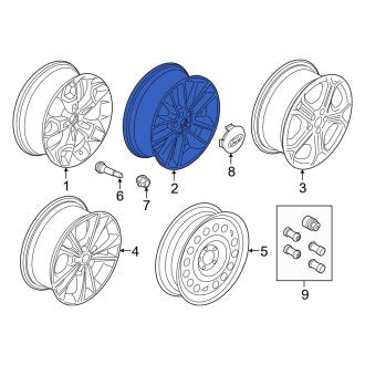 New OEM Wheel Fits, 2013-2019 Ford Escape - Part # CJ5Z1007E