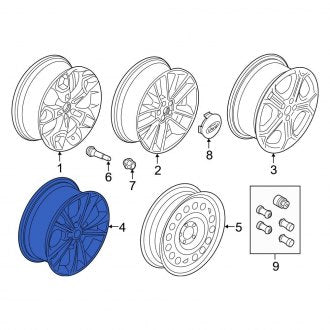 New OEM Wheel Fits, 2013-2019 Ford Escape - Part # CJ5Z1007F