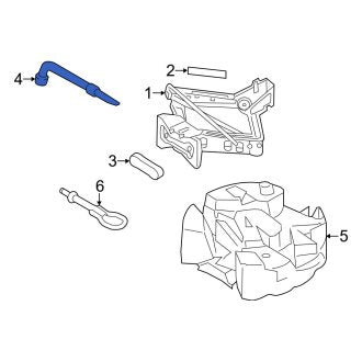 New OEM Wheel Lug Wrench Fits, 2013-2024 Ford Escape - Part # DM5Z17032A