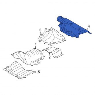 New OEM Rear Floor Pan Heat Shield Fits, 2020-2024 Ford Escape - Part # LX6Z5811434A