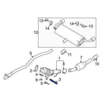 New OEM Rear Exhaust System Hanger Fits, 2020-2024 Ford Escape - Part # AV6Z5A262A
