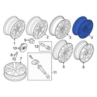 New OEM Wheel Fits, 2023-2024 Ford Escape - Part # PJ6Z1007E