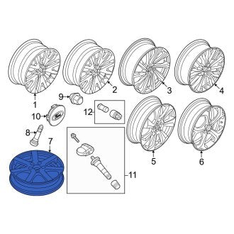 New OEM Wheel Fits, 2021-2024 Ford Escape - Part # LV4Z1007M