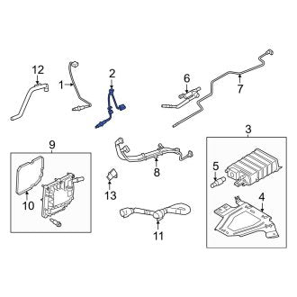 New OEM Upper Oxygen Sensor Fits, 2021-2024 Ford Bronco - Part # MB3Z9F472D