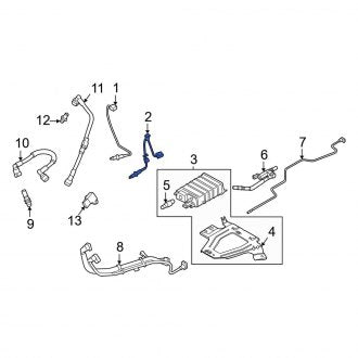 New OEM Upper Oxygen Sensor Fits, 2021-2024 Ford Bronco - Part # MB3Z9F472C