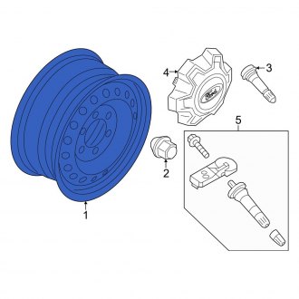 New OEM Wheel Fits, 2021-2024 Ford Bronco - Part # N2DZ1007C