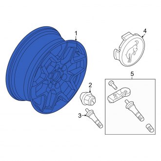 New OEM Wheel Fits, 2022-2024 Ford Bronco - Part # NB3Z1007A