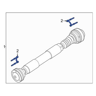 New OEM Rear Drive Shaft Bolt Fits, 2021-2024 Ford Bronco - Part # LB3Z4B496A