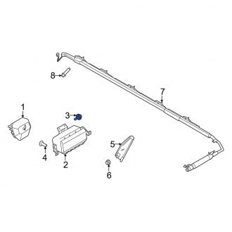 New OEM Upper Instrument Panel Air Bag Bolt Fits, 2021-2024 Ford Bronco - Part # W712825S307