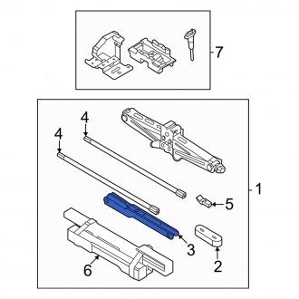 New OEM Wheel Lug Wrench Fits, 2022-2024 Ford Maverick - Part # NZ6Z17032A