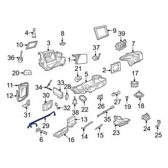 New OEM Vacuum Hose Fits, 2002 Lincoln Blackwood - Part # YL1Z19C827DA