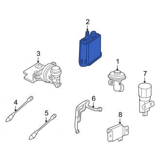 New OEM Vapor Canister Fits, 2002 Lincoln Blackwood - Part # F75Z9D653AC