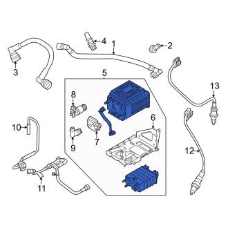 New OEM Vapor Canister Fits, 2023-2024 Ford F-250 - Part # LC3Z9D653F