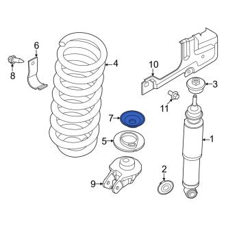 New OEM Lower Coil Spring Bracket Fits, 2023-2024 Ford F-250 - Part # EOTZ5B300A