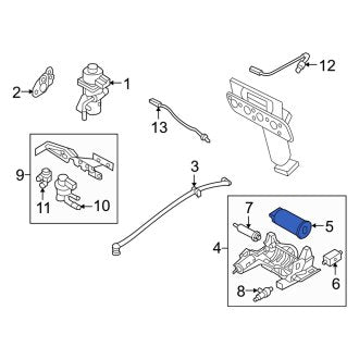 New OEM Vapor Canister Fits, 2006-2008 Mercury Mariner - Part # 5M6Z9C985AA