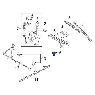 New OEM Windshield Wiper Linkage Bolt Fits, 2008-2011 Mercury Mariner - Part # W704788S424