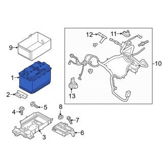 New OEM Vehicle Battery Fits, 2015-2024 Ford Edge - Part # BXT90T5590