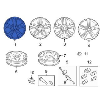 New OEM Wheel Fits, 2015 Ford Edge - Part # FT4Z1007C