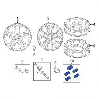 New OEM Wheel Lock Set Fits, 2015-2024 Ford Edge - Part # GR3Z1A043A