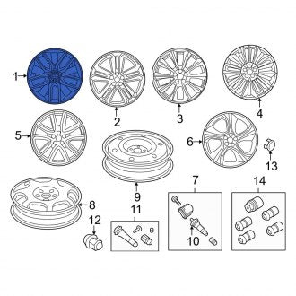 New OEM Wheel Fits, 2015-2018 Ford Edge - Part # FT4Z1015A