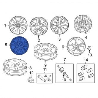 New OEM Wheel Fits, 2019-2024 Ford Edge - Part # KT4Z1007D