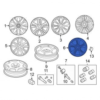 New OEM Wheel Fits, 2015-2021 Ford Edge - Part # EM2Z1015A