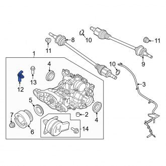 New OEM Vehicle Speed Sensor Fits, 2019-2024 Ford Edge - Part # K2GZ7H103A