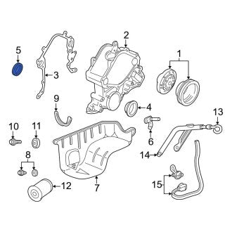 New OEM Rear Engine Crankshaft Seal Fits, 1987-1989, 1992-1996 Ford Bronco - Part # F1SZ6701A