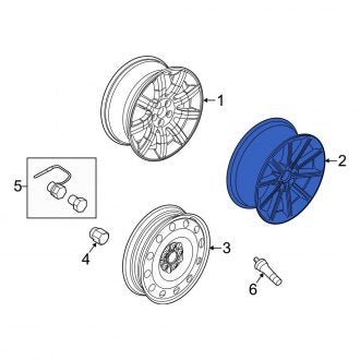 New OEM Wheel Fits, 2013-2019 Ford Flex - Part # DA8Z1007B