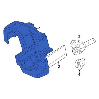 New OEM Upper Steering Column Cover Fits, 2003-2004 Lincoln Navigator - Part # 2L1Z3530BA