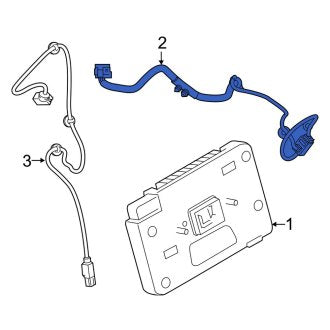 New OEM Upper Mobile Phone Antenna Cable Fits, 2015-2017 Lincoln Navigator - Part # FL7Z14D202A