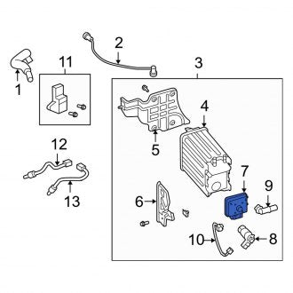 New OEM Vapor Canister Purge Valve Assembly Fits, 2009-2014 Lincoln Navigator - Part # 7L1Z9B328B