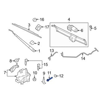 New OEM Washer Fluid Level Sensor Fits, 2008-2017 Lincoln Navigator - Part # 7L1Z17B649A