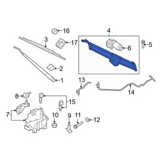 New OEM Windshield Wiper Linkage Fits, 2013-2017 Lincoln Navigator - Part # FL1Z17566A