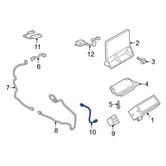 New OEM Upper GPS Navigation System Antenna Cable Fits, 2018-2024 Lincoln Navigator - Part # JL7Z14D202AA