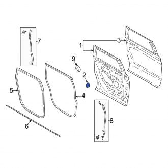 New OEM Rear Door Stop Fits, 2018-2024 Lincoln Navigator - Part # W719941S300