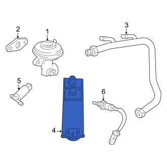 New OEM Vapor Canister Fits, 2004-2005 Mercury Monterey - Part # 3F2Z9D653CA