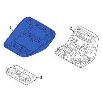 New OEM Upper Overhead Console Fits, 2022-2023 Ford E-Transit - Part # MK4Z61115A00BD